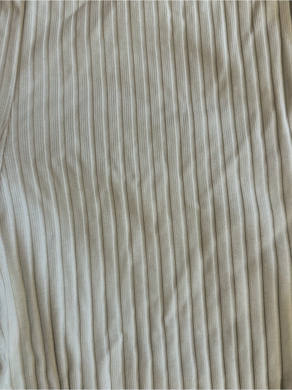Nike Cream Ribbed Pants, Medium - Picture 4 of 4